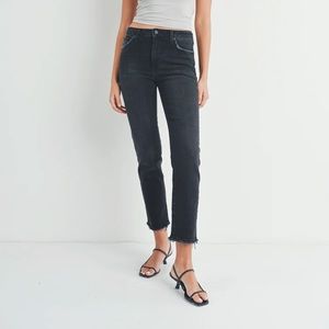 Just black denim The Clean Straight